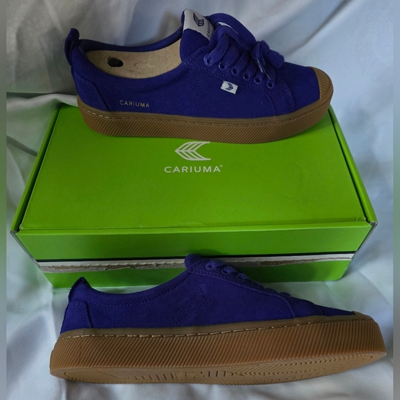 Cariuma Womens OCA Low Gum Liberty Purple Sneakers - Picture 6 of 8